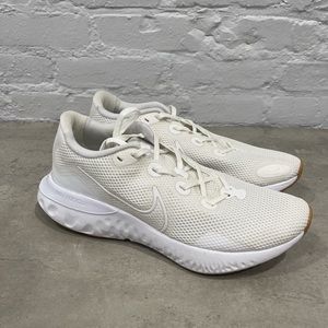 Nike White Renew Running Shoes